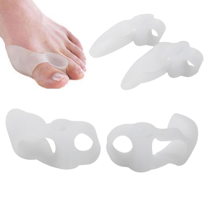 5/1 Pair Silicone Gel Hallux Valgus Corrector Big Toe Separators Thumb Separator Device Bunion Adjuster Foot Care Pedicure Tool
