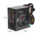 750W Power Supply PSU PFC Red Led Silent Fan ATX 24pin 12V PC Computer SATA Gaming PC Power Supply For Intel AMD Computer