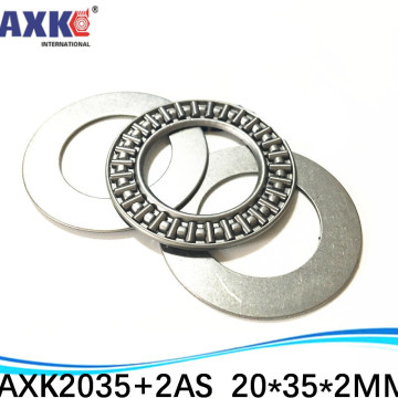 AXK2035 Thrust Needle Roller Bearing 20x35x2 Thrust Bearings for 20mm Shaft AXK Steel Ra 0.05 Piece 0.075kg (0.17lb.)