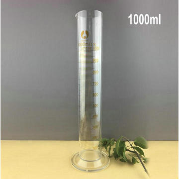 1pc 1000ml High quality graduated glass measuring cylinder,laboratory equipment