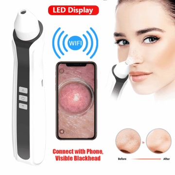 Electric Visual Blackhead Vacuum with Camera Wifi HD Acne Remover Skin Vacuum Pore Cleaner Face Cleanser Blackheads Remover