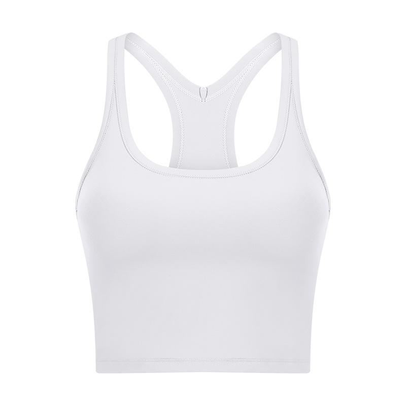NCLAGEN Crop Top Women Yoga Shirts Tank Top Gym Athletic Active Sport Bra Fitness Push-up Workout Quick Dry Sleeveless Vest