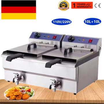Stainless Steel Electric Deep Fryer Multifunctional Timing Fat Fryer Frying Machine Grill Fried Fish Chicken Meat Potato Chips