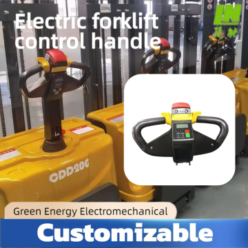 Connector-Equipped Electric Forklift Control Lever