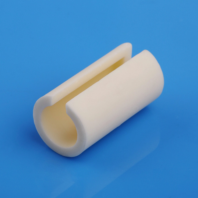 Slotted 99.5% alumina tube
