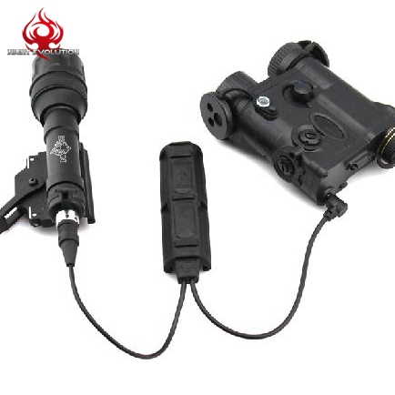 Night Evolution Tactical Remote Switch 2 Weapon Light Tail for Gun Light PEQ Acessorios Airsoft guns NE07011-BK