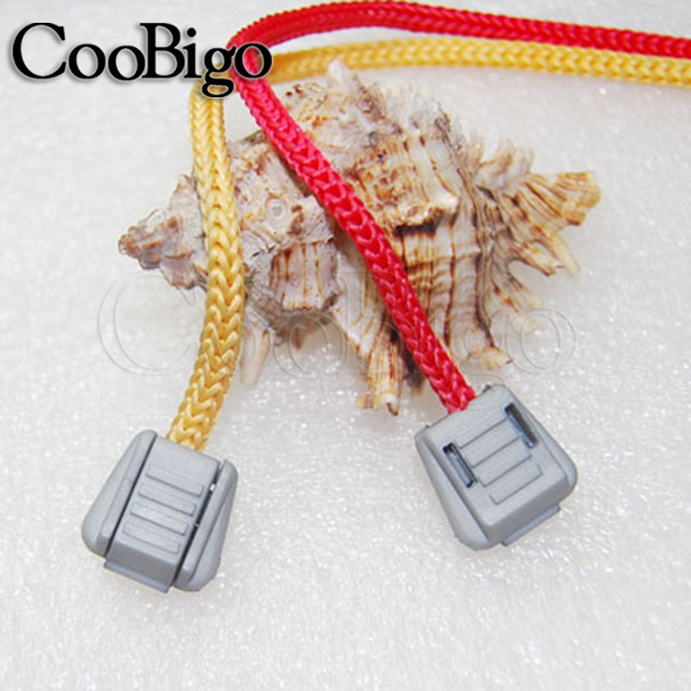 50pcs Cord Ends Clip Plastic Colorful for Zipper Pull Rope Lanyard Backpack Paracord Shoelace Sportswear DIY Accessories