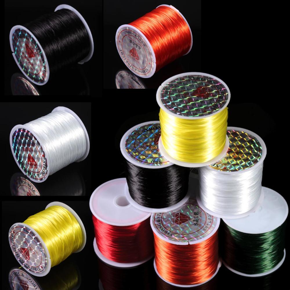 40m/Roll Beading Stretch Cord Elastic Cords Stretch Beading Wire/Cord/String/Thread for DIY Bracelets Jewelry Making Materials