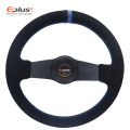 EPLUS Car Steering Wheel Styling Sport Racing Type PVC Universal 13 Inches 320MM Aluminum Retrofit Modified Can Quick Release