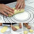 Non-stick and heat resistant silicone baking mat
