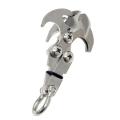 Stainless Steel Survival Folding Grappling Hook Outdoor Climbing Claw Accessories Gravity Hook Key Chain Car Traction Rescue EDC