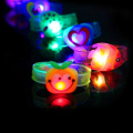 1 Pcs Cartoon Flashlight LED Wrist Watch Bracelet Halloween Kids Gift Bracelets Fluorescent Event Festive Party Supplies Decor