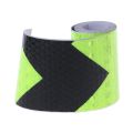 5cm*100cm Arrow Reflective Tape Safety Caution Warning Reflective Adhesive Tape Sticker For Truck Motorcycle Bicycle Car Styling