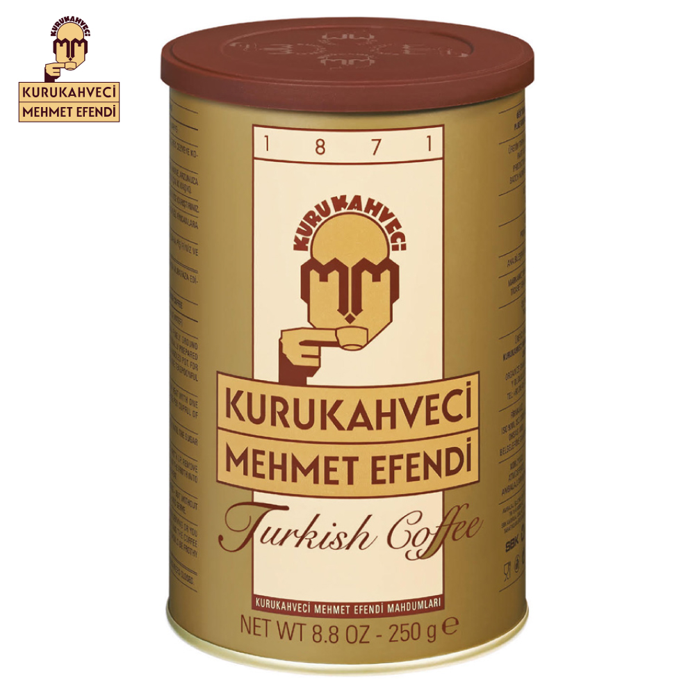 Turkish Coffee Kurukahveci Mehmet Efendi 6g 100g 250g 500g English Ground Coffee - Made in Turkey - Fast & Free Shipping