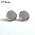 NES-0020 Glass Cabochon Stud Earring Vintage Books Stud Earrings Books Jewelry Time to Read Ear Studs Women HZ4