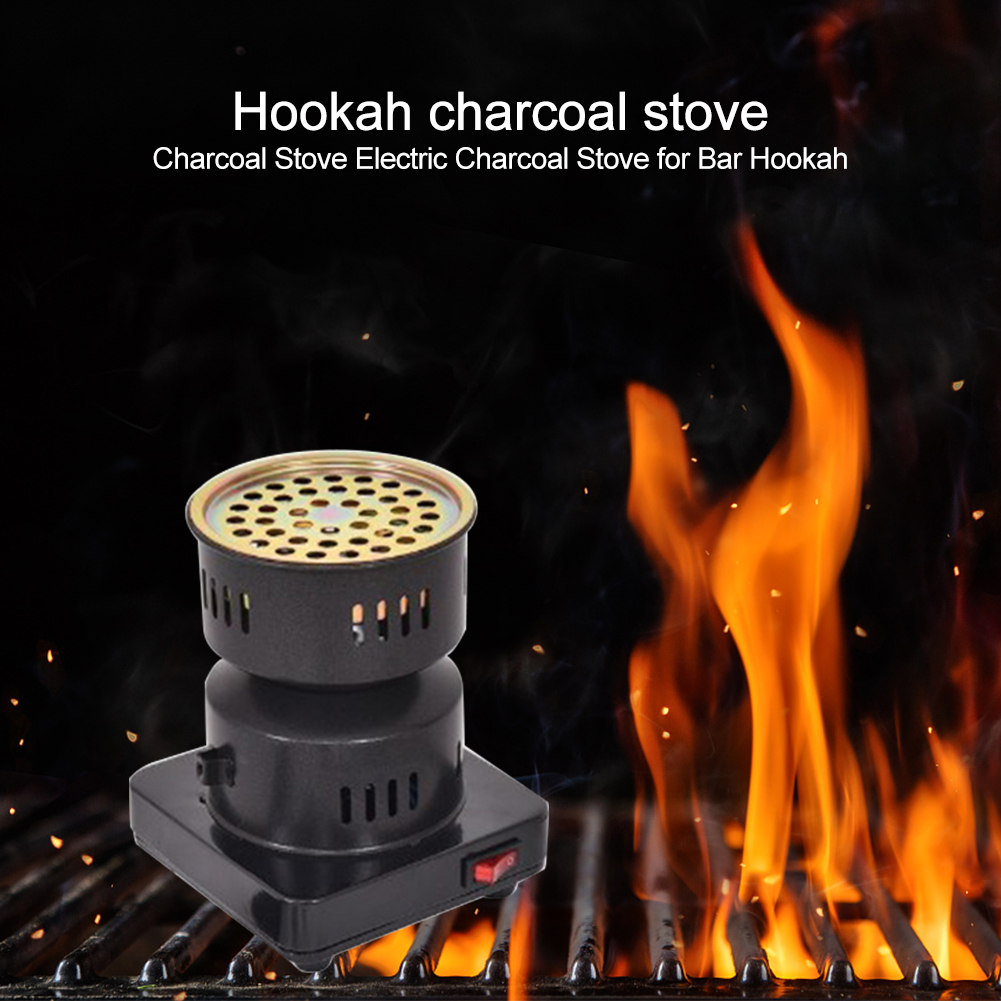 Hot Sale Black Shisha Hookah Charcoal Stove Heater Coal Burner Hot Plate Chicha Narguile Accessories EU Plug 220v/50v 600w