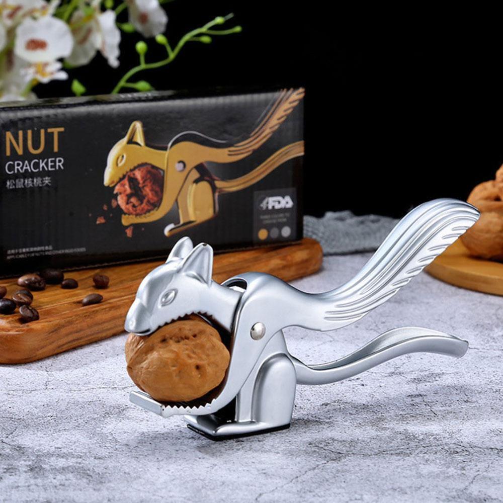 Squirrel Shape Almond Nut Pecan Nuts Nutcracker Nut Clamp Sheller Kitchen Hazelnut Clip Sheller Pliers Opener Walnut Tool P E9W5