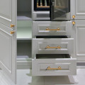 American PVD Zinc Alloy Drawer Handles Dresser Knobs Kitchen Cabinet Handles