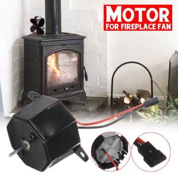 Durable Fireplace Heat Powered Stove Fan Motor Heat Distribution komin Log Wood Burner Quiet Fan Motor Fireplace Accessories