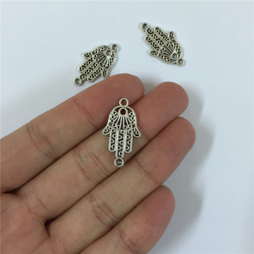 20 units antique sliver small hand of fatima pendant charms jewelry finding suppliers D-3-119