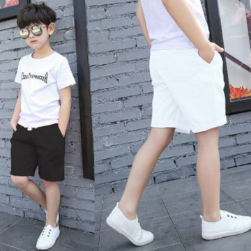 Summer Baby Boy Shorts 2020 Fashion Children Clothes Cotton Knee Length Shorts Toddler Kids Solid Trousers for 3-15T Teen Pants