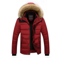 Winter Warm Men Parka Coat Casual Hooded Thick Fur Lined Men's Jacket 2020 Winter Large Size Men's Coats Solid Color Parkas 6XL