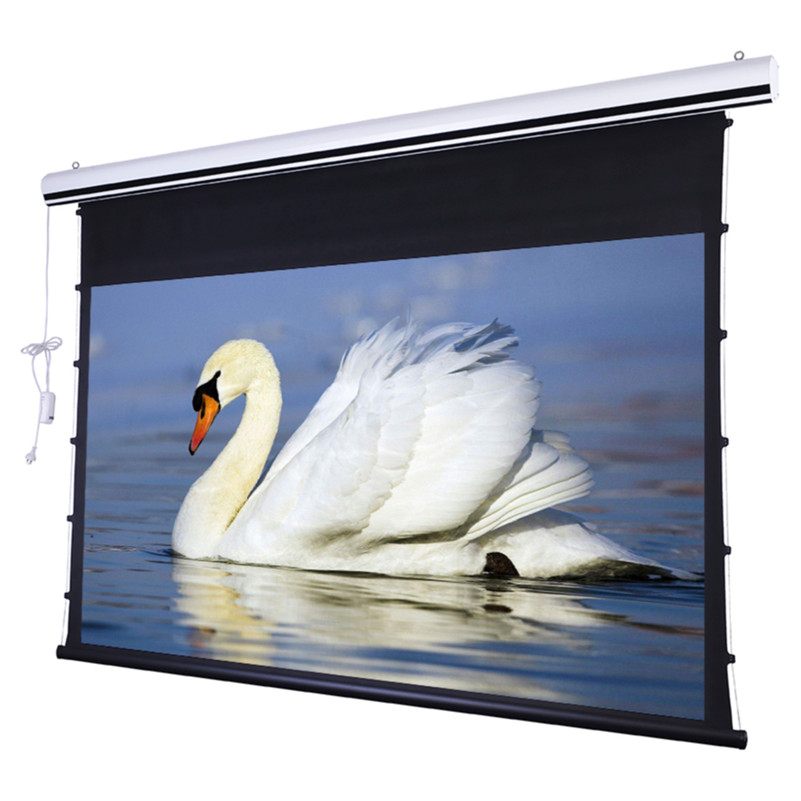Mivision MV-ETH-USTALR Advanced 100'' 120" Electric Motorized Tab-tension Projection Screen With ALR material for UST projectors