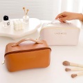 Custom makeup bag hot selling ladies leather cosmetic bag pu cosmetic bag