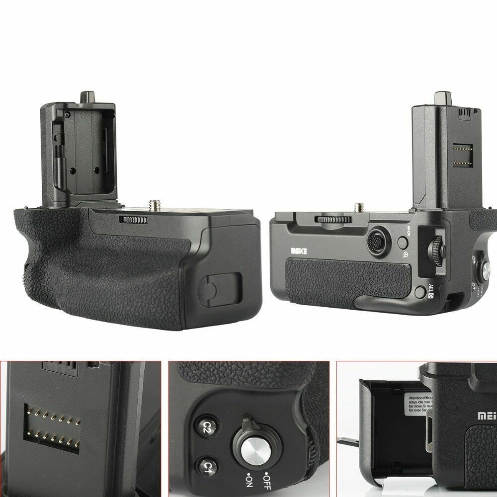 Meike MK-A7R IV Pro Battery Grip For Sony a7RIV a7R4 a7IV a74 a9II Camera Vertical Shutter Wireless Remote