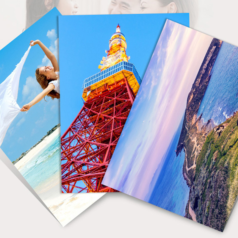 2021 New 20 Sheets 4"x6" High Quality Glossy 4R Photo Paper 200gsm for Inkjet Printers