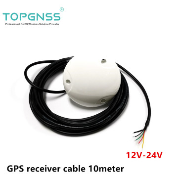 Cable 10meter NEW NMEA0183 4800bps RS232 GPS marine GPS Rreceiv module Marine GPS recevier antenna DIY connector