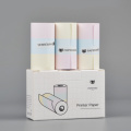 3 Rolls White Color Thermal Photo Paper USB Thermal Receipt Printer Paper for P1 P2 P2S Portable Thermal Printer