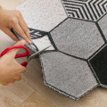 Low Profile Rubber Door Mat Heavy Duty Durable Doormat Indoor and Outdoor Waterproof Easy Clean Home Rug for Entry Carpet