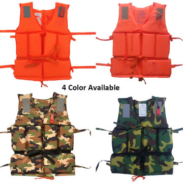 Professional Kids Adult Men Life Jacket Buoyancy Life Vest Swimming Boating Safety Women Survival Life Vest Whistling Drifting C