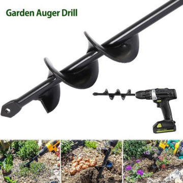 6 Sizes Garden Auger Electric Garden Planting Digging Hole Digger Earth Auger Spiral Drill Bit Flower Planter Bedding Bulbs Seed