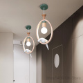 Nordic Bird Lamp Led Pendant Lights Modern Iron Wood Hanging Light Fixtures Living Dining Room Kitchen Cafe Suspension Luminaire