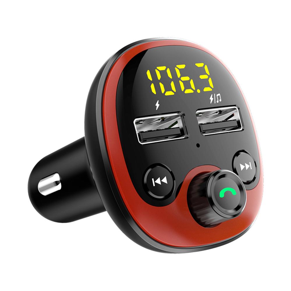 New Hot Bluetooth FM Transmitter for Car with Dual 3.1A USB Charging Ports Hands-Free Car Charger Radio Receiver Mp3 Player CSV