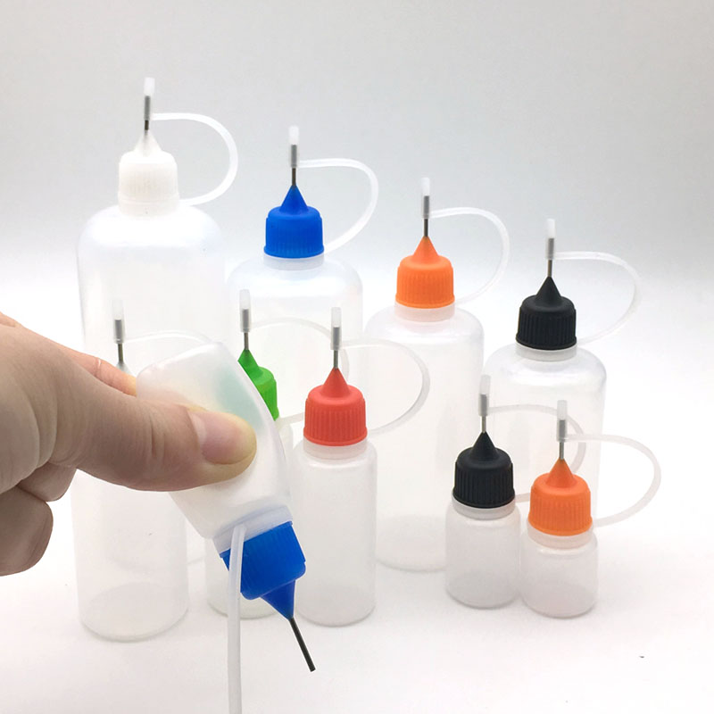 3ml-120ml Needle Tip LDPE Empty Squeeze Juice Dropper Plastic Bottle Filling Eye Liquid Bottle