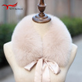 Fox Fur Collar Ladies Winter New Ribbon Scarf Coat Collar Fashion Warmth Real Fox Fur Scarf Multiple Colors Women