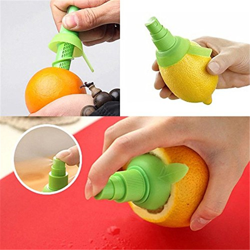 KONCO 2pcs Lemon Juice Sprayer, Manual Orange Juice Citrus Spray for fresh flavor, Lemon Squeezer for Salad, Kitchen Gadgets