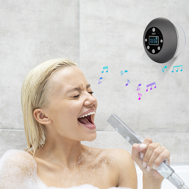 Wireless Shower Speaker Bluetooth Powerful Waterproof Fm Radio Wireless Speakers Portable Amplifier Music Box Soundbar Suction