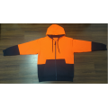Fluorescent Color Splicing Men's Safety Hoodies