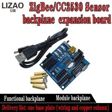 CC2530 ZigBee Sensor Node Baseboard Functional Module Expansion Board USB Port 24MHz 256KB