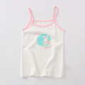 Summer New Cotton Girls undershirts Colored Kids Floral Printed Children Tops Toddler Baby Singlet Girls Vest