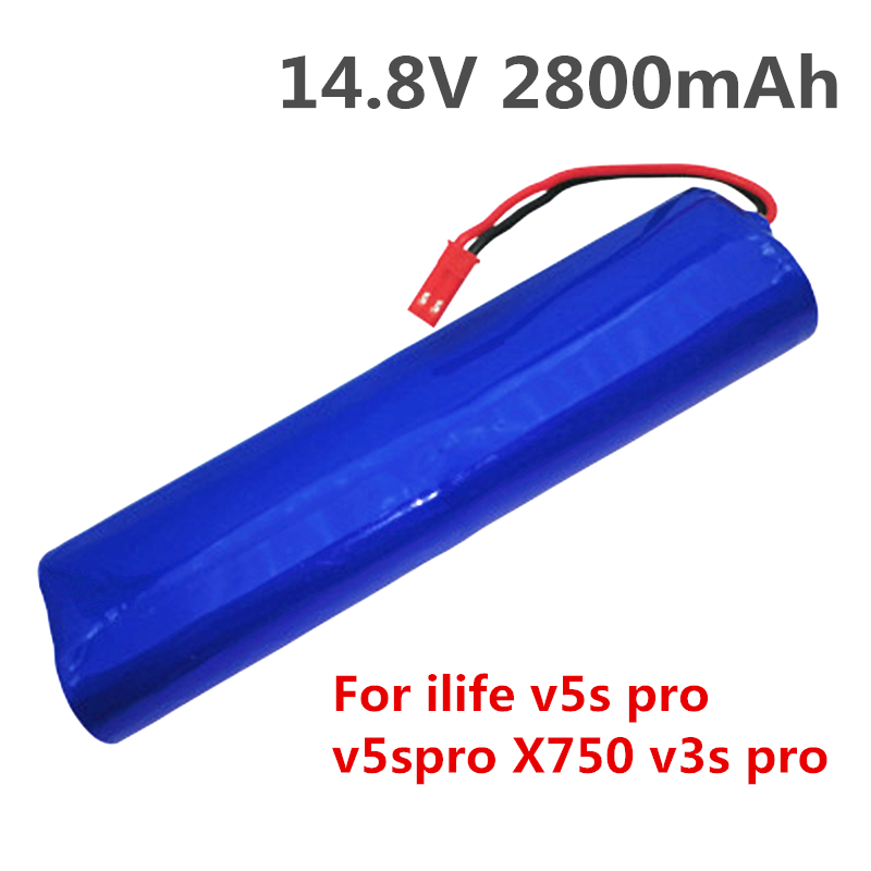 High quality Rechargeable ILIFE Battery 14.8V 2800mAh robotic cleaner accessories parts for ilife v5s pro v5spro X750 v3s pro