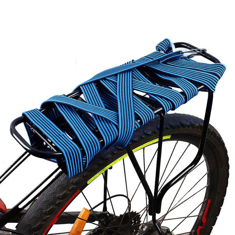 Electric Car Trunk Strap Binding Rope Motorcycle Hook Tied Cargo with A Elasticity Luggage Rope Bike Basket Tensioning Belts