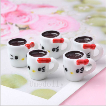 5PCS Cute Miniature Dollhouse Mini DIY Milk Coffee Cup Mug Pretend Play Food for Doll Kitchen Toy Accessories
