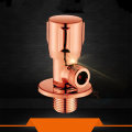 Filling Valves Copper Angle Valves 1/2"Male x 1/2" Male Bathroom Bidet Valve Bathroom Accessories Gold/Rose gold/Chrome Finished