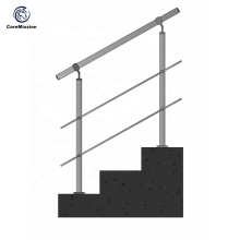 Factory Durable Stainless Steel Pipe Stair Handrail