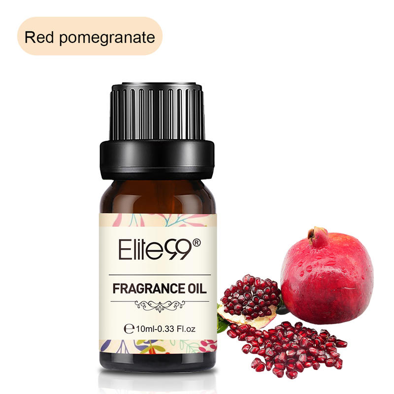Elite99 10ml Pure Essential Oils Red pomegranate Fragrance Oil For Aromatherapy Diffusers Coconut Blueberry Litchi Spiced Berry